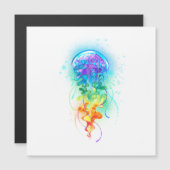 Regenboogkwal Magnetische Uitnodiging (Voorkant / Achterkant)