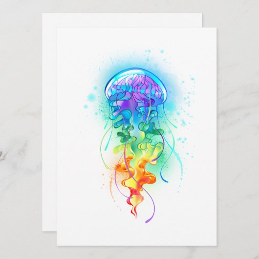 Regenboogkwal Menu (Voorkant / Achterkant)