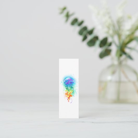 Regenboogkwal Mini Visitekaartje (Staand voorkant)