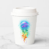 Regenboogkwal Papieren Bekers (Achterkant)