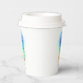 Regenboogkwal Papieren Bekers (Rechts)