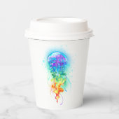 Regenboogkwal Papieren Bekers (Voorkant)