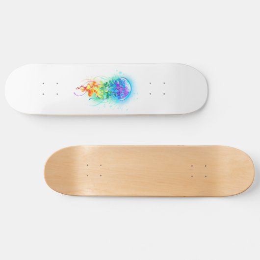 Regenboogkwal Persoonlijk Skateboard (Horizontaal)