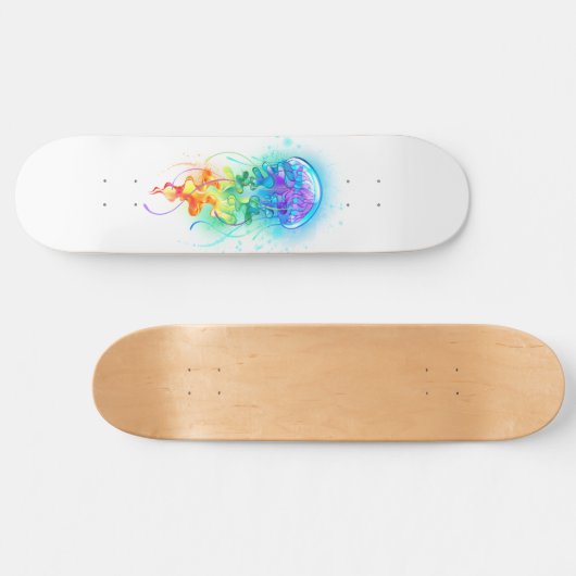 Regenboogkwal Persoonlijk Skateboard (Horizontaal)