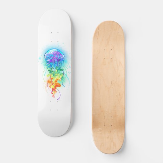 Regenboogkwal Persoonlijk Skateboard (Voorkant)