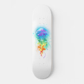Regenboogkwal Persoonlijk Skateboard (Voorkant)