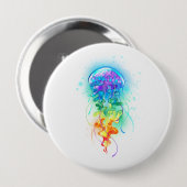 Regenboogkwal Ronde Button 4,0 Cm (Voorkant /achterkant)