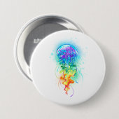Regenboogkwal Ronde Button 7,6 Cm (Voorkant /achterkant)