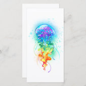 Regenboogkwal Save The Date (Voorkant / Achterkant)