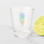 Regenboogkwal Shot Glas (Achterkant)