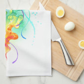 Regenboogkwal Theedoek (Quarter Fold)