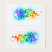 Regenboogkwal Visitekaartje (Buitenkant ongevouwen)