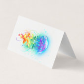 Regenboogkwal Visitekaartje (Achterkant)