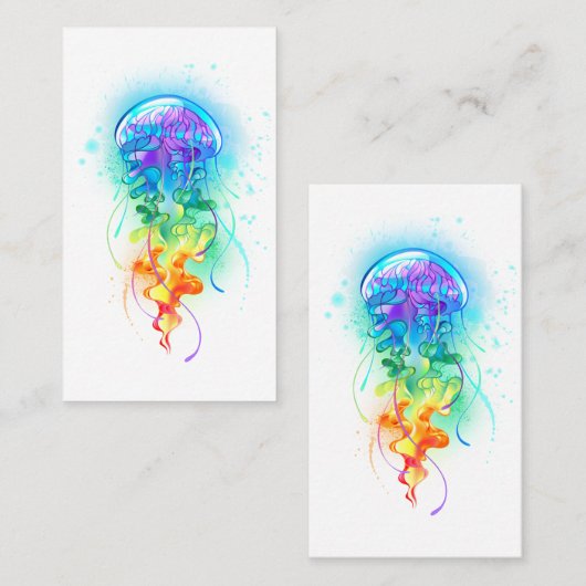 Regenboogkwal Visitekaartje (Voorkant / Achterkant)