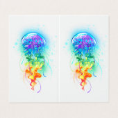 Regenboogkwal Visitekaartje (Buitenkant ongevouwen)