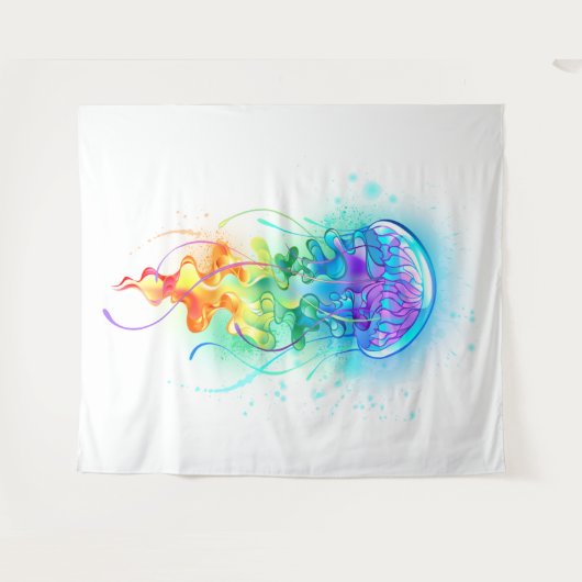 Regenboogkwal Wandkleed (Voorkant (horizontaal))