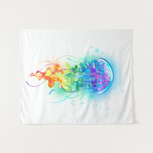 Regenboogkwal Wandkleed (Voorkant (horizontaal))