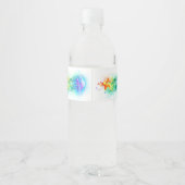 Regenboogkwal Waterfles Etiket (Achterkant)