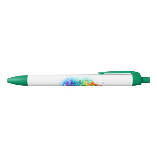 Regenboogkwal Zwarte Inkt Pen (Bovenkant)