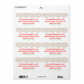 Regenbooglabels Etiket (Full Sheet)