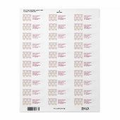 Regenbooglabels Etiket (Full Sheet)