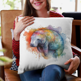 regenbooglamantijn kussen