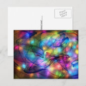 regenbooglampen briefkaart (Voorkant / Achterkant)