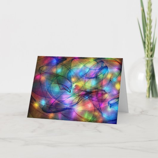 regenbooglampen kaart (Voorkant)