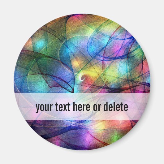 regenbooglampen magneet (Voorkant)