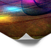 regenbooglampen poster (Hoek)