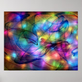 regenbooglampen poster (Voorkant)