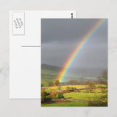 Regenbooglandschap Briefkaart (Voorkant / Achterkant)