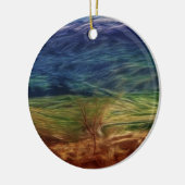 Regenbooglandschap Keramisch Ornament (Links)