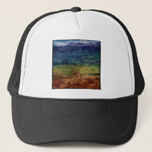 Regenbooglandschap Trucker Pet