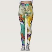 Regenboogleeuw Leggings (Voorkant)