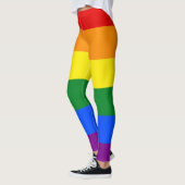 RegenboogLeggings, kleurrijke Leggings voor vrouwe (Links)