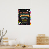 Regenboogleraar terug naar school flyer poster (Keuken)