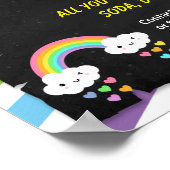 Regenboogleraar terug naar school flyer poster (Hoek)