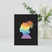 Regenboogleven, vrouwen, vrijheid briefkaart (Staand voorkant)