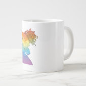 Regenboogleven, vrouwen, vrijheid grote koffiekop (Voorkant rechts)