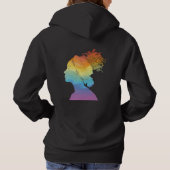 Regenboogleven, vrouwen, vrijheid hoodie (Achterkant)