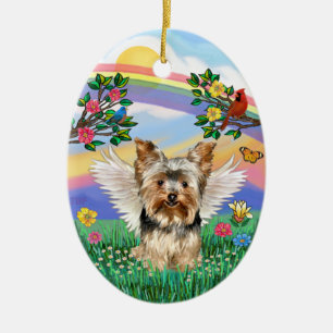 Regenboogleven - Yorkshire Terrier #17 Keramisch Ornament