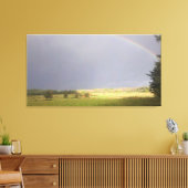 Regenbooglicht Canvas Afdruk (Insitu (Woonkamer))