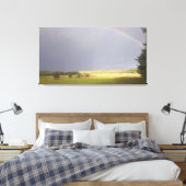 Regenbooglicht Canvas Afdruk (Insitu (Slaapkamer))