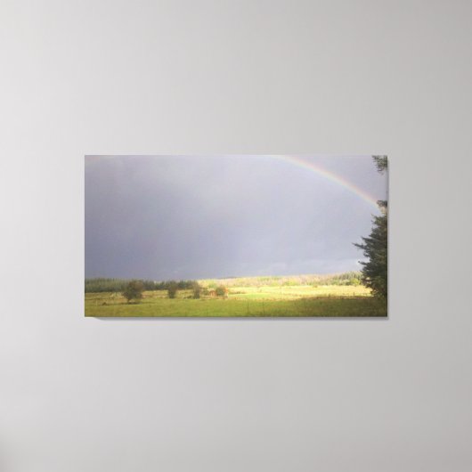 Regenbooglicht Canvas Afdruk (Voorkant)