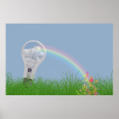 Regenbooglicht Poster (Voorkant)