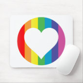 regenboogliefde muismat (Met muis)