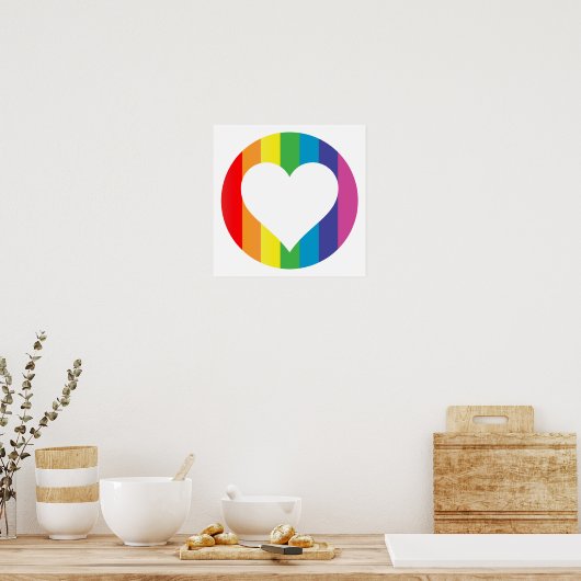 regenboogliefde. poster (Keuken)