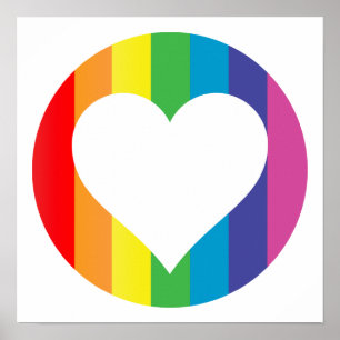 regenboogliefde. poster