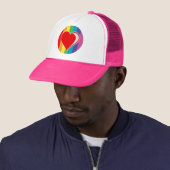 regenboogliefde. trucker pet (In situ)